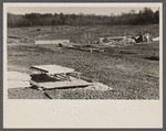 Dam construction at lake site. Berwyn, Maryland.