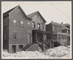 Houses closely constructed in Bound Brook, New Jersey.
