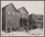 Houses closely constructed in Bound Brook, New Jersey.