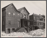 Houses closely constructed in Bound Brook, New Jersey.