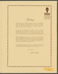 Negro Actor's Guild of America testimonial dinner pamphlet
