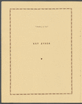 Negro Actor's Guild of America testimonial dinner pamphlet