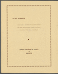 Negro Actor's Guild of America testimonial dinner pamphlet