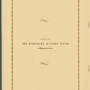 Negro Actor's Guild of America testimonial dinner pamphlet