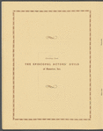 Negro Actor's Guild of America testimonial dinner pamphlet