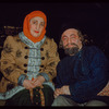 Chorus soprano Rae Calitri and chorus tenor Frank D'Elia in costume for Khovanshchina at the Metropolitan Opera