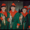 Musicians in costume for Khovanshchina at the Metropolitan Opera