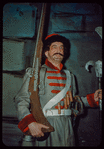 Unidentified performer in costume for Khovanshchina at the Metropolitan Opera