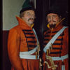 Emery Darcy and Philip Kinsman in costume for Khovanshchina at the Metropolitan Opera