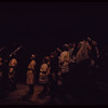 Chorus members in costume for Khovanshchina at the Metropolitan Opera