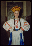 Chorus soprano Matilda Zilz in costume for Khovanshchina at the Metropolitan Opera