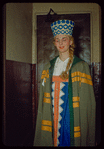 Chorus alto Yvonne Andlauer in costume for Khovanshchina at the Metropolitan Opera