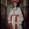 Chorus soprano Helen Maxouris Frazier in costume for Khovanshchina at the Metropolitan Opera