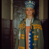Chorus alto Yvonne Andlauer in costume for Khovanshchina at the Metropolitan Opera