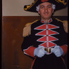 Chorus tenor Max Alperstein during a Metropolitan Opera tour of Il barbiere di Siviglia
