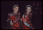 Dancers Lorraine Ruess and Lee Ada Keeney in costume for Lohengrin at the Metropolitan Opera
