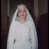 Chorus soprano Frederica Fondo in costume for Lohengrin at the Metropolitan Opera