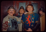 Chorus members in costume for Lohengrin at the Metropolitan Opera