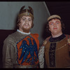 Frank Guarrera and Paul Franke in costume for Lohengrin at the Metropolitan Opera