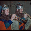 Musicians in costume for Lohengrin at the Metropolitan Opera