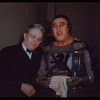 Conductor Fritz Stiedry with Herbert Janssen in costume for Lohengrin at the Metropolitan Opera