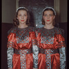 Dancers Lorraine Ruess and Lee Ada Keeney in costume for Lohengrin at the Metropolitan Opera