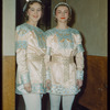 Dancers Leila Kantro and Sylvia Dick during a Metropolitan Opera tour of Lohengrin