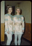 Dancers Leila Kantro and Sylvia Dick during a Metropolitan Opera tour of Lohengrin