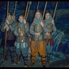 Supernumeraries during a Metropolitan Opera tour of Lohengrin