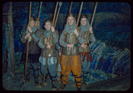 Supernumeraries during a Metropolitan Opera tour of Lohengrin