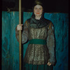 Unidentified performer during a Metropolitan Opera tour of Lohengrin