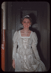 Chorus alto Yvonne Andlauer in costume for Lucia di Lammermoor at the Metropolitan Opera