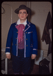 Unidentified performer in costume for Lucia di Lammermoor at the Metropolitan Opera