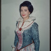 Anna Moffo in costume for Lucia di Lammermoor at the Metropolitan Opera