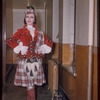 Dancer during a Metropolitan Opera tour of Lucia di Lammermoor