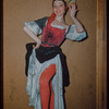 Dancer Suzanne Ames during a Metropolitan Opera tour of La forza del destino
