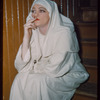 Chorus alto Catherine Fitzgerald during a Metropolitan Opera tour of La forza del destino