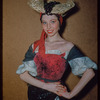 Dancer Suzanne Ames during a Metropolitan Opera tour of La forza del destino