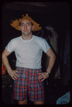 Percussionist Abraham Marcus during a Metropolitan Opera tour of La forza del destino
