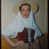 Chorus soprano Evangeline De Florio during a Metropolitan Opera tour of La forza del destino