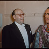 Conductor Renato Cellini and Mario Del Monaco during a Metropolitan Opera tour of La forza del destino