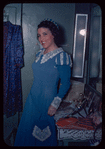 Licia Albanese in costume for Gianni Schicchi at the Metropolitan Opera