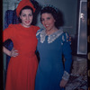 Licia Albanese and Carmen Gracia in costume for Gianni Schicchi at the Metropolitan Opera