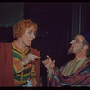 Clifford Harvuot and Lawrence Davidson in costume for Gianni Schicchi at the Metropolitan Opera