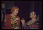 Clifford Harvuot and Lawrence Davidson in costume for Gianni Schicchi at the Metropolitan Opera
