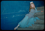 Dancer Gisela Weidner during a Metropolitan Opera tour of Rigoletto