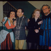 Jean Madeira, Richard Tucker (?), Hilde Güden, and Leonard Warren in Cleveland during a Metropolitan Opera tour of Rigoletto