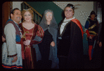 Richard Tucker, Zinka Milanov, Jean Madeira, and Leonard Warren in Cleveland during a Metropolitan Opera tour of Gioconda
