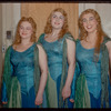Erna Berger, Lucine Amara, and Hertha Glaz in costume for Götterdämmerung at the Metropolitan Opera