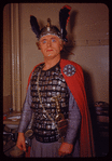 Set Svanholm in costume for Götterdämmerung at the Metropolitan Opera